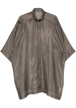 Rick Owens Edfu Magnum silk shirt - Grey