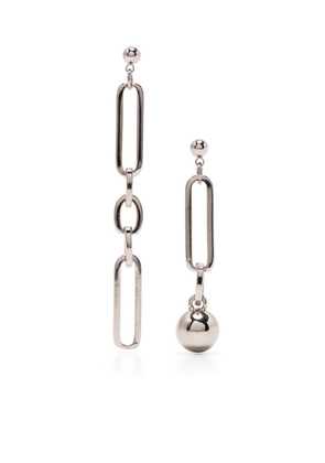 Justine Clenquet Ali mismatch earrings - Silver