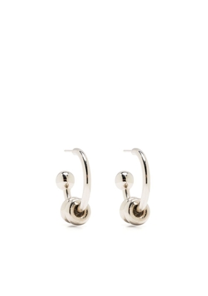 Justine Clenquet Alan hoop earrings - Silver