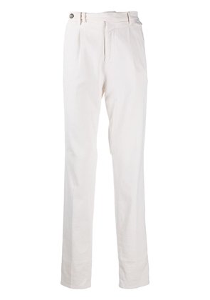 Brunello Cucinelli straight cotton trousers - White