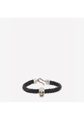 ALEXANDER MCQUEEN - Skull Leather Bracelet - Item 554602J16KI1000