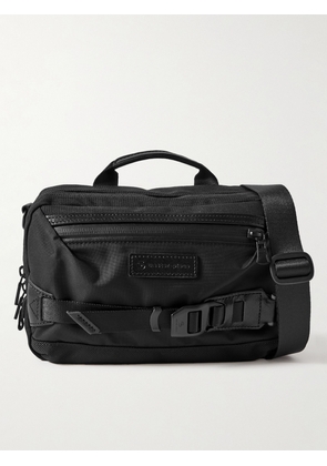 Master-Piece - Small Leather-Trimmed CORDURA® Nylon Messenger Bag - Men - Black