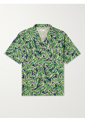 Universal Works - Minari Printed Cotton Shirt - Men - Green - XS