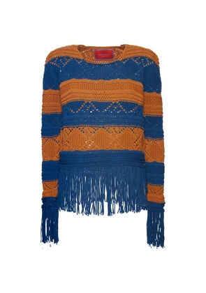 La Doublej Cotton-Blend Striped Playa Sweater