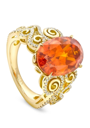 Boodles Yellow Gold, Diamond And Garnet A Family Journey Vienna Ring