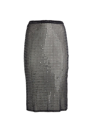 Christopher Esber Crystal-Embellished Midi Skirt
