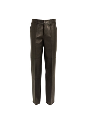 Helmut Lang Leather Trousers