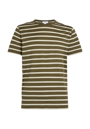 Sunspel Cotton Striped T-Shirt