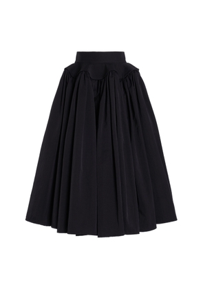 Bottega Veneta - Tech Nylon Midi Skirt - Black - IT 44 - Moda Operandi