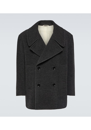 Lemaire Double-breasted wool peacoat