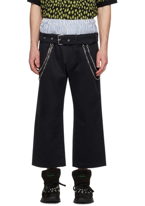 BLUEMARBLE Black Double Layered Trousers
