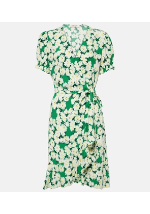 Diane von Furstenberg Emilia floral crêpe wrap dress