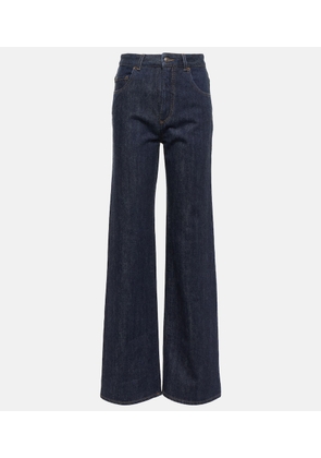 Loro Piana High-rise flared jeans