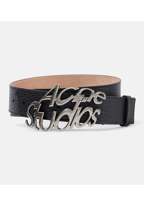 Acne Studios Logo leather belt