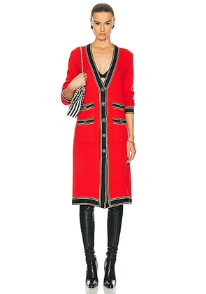 chanel Chanel Cashmere Cardigan in Red - Red. Size 36 (also in ).