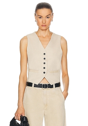 Citizens of Humanity Sierra Vest in Taos Sand - Beige. Size M (also in L, S, XL, XS).