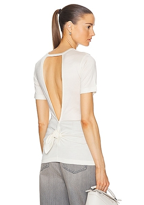 Loewe Knot Top in Off White - Cream. Size L (also in M, S).
