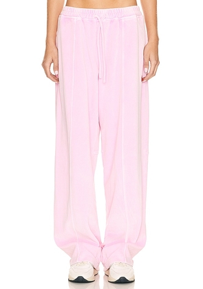 Alexander Wang Track Pants in Pink. Size S.