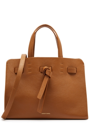 Mansur Gavriel Sun Leather top Handle bag - Brown