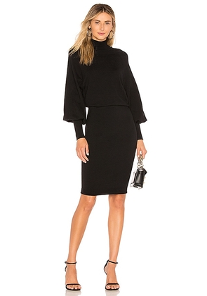 L'Academie The Jen Sweater Dress in Black. Size L, M, XS.