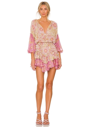 MISA Los Angeles Viviana Dress in Pink. Size S.