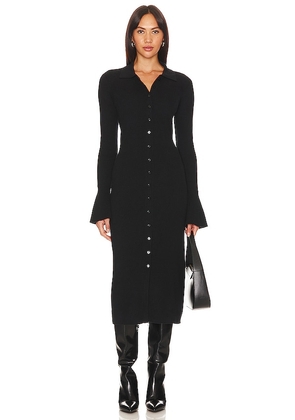 PAIGE Sundara Dress in Black. Size L, XL, XS.