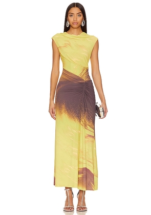 SIMKHAI Acacia Dress in Yellow. Size XS.