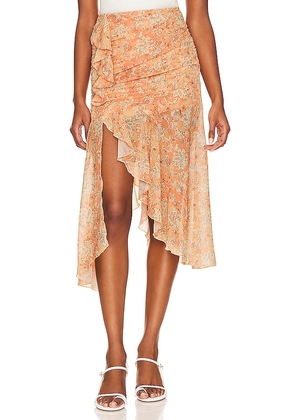 Tularosa Estee Skirt in Orange. Size S.