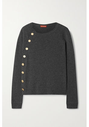 Altuzarra - Minamoto Button-embellished Cashmere Sweater - Gray - x small,small,medium,large,x large