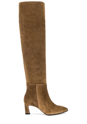 TORAL Twiggy Boot in Brown. Size 36, 41.