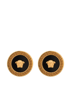 Versace Medusa enamel stud earrings - Gold