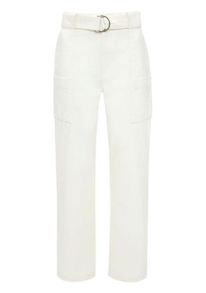 JW Anderson wide-leg cotton cargo trousers - White