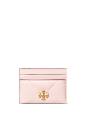 Tory Burch Kira diamond-quilted cardholder - Pink