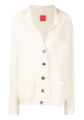Cashmere In Love V-neck cashmere cardigan - White