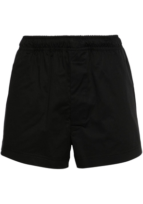 Société Anonyme Nantes cotton shorts - Black