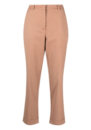 PINKO straight-leg cropped trousers - Neutrals