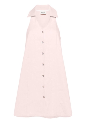 Claudie Pierlot V-neck button-up minidress - Pink