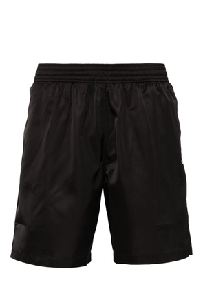 Off-White Scribble Diags-print elasticated swim shorts - Black