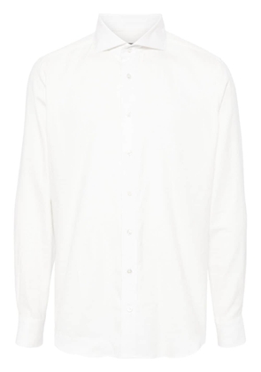 N.Peal cotton-lyocell blend shirt - White