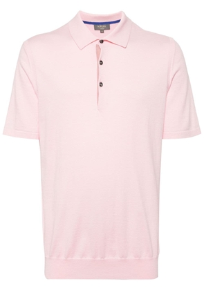 N.Peal Polzeath cotton-cashmere polo shirt - Pink
