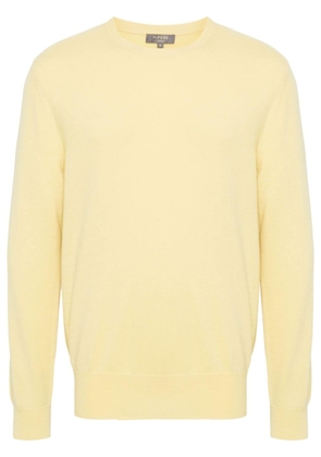 N.Peal Oxford organic-cashmere jumper - Yellow