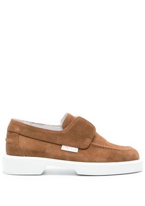 Le Silla Yacht suede loafers - Brown