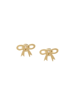 Irene Neuwirth 18kt yellow gold bow stud earrings