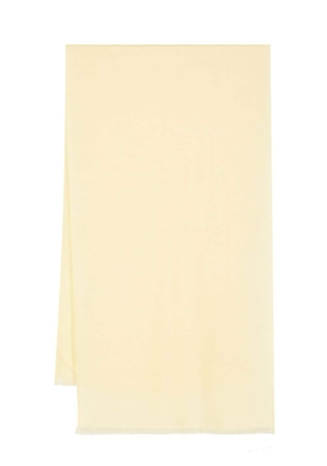 N.Peal frayed pashmina stole - Yellow