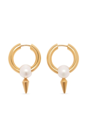 Balenciaga Force Spike hoop earrings - Gold
