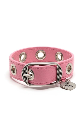 Balenciaga Le Cagole eyelet-detail bracelet - Pink