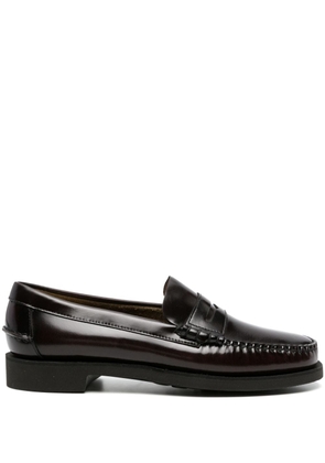 Sebago leather penny loafers - Brown