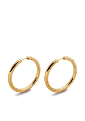 Monica Vinader Essential large hoop earrings - Gold