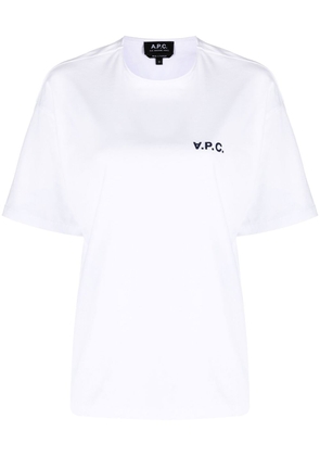 A.P.C. Karol logo-print T-shirt - White