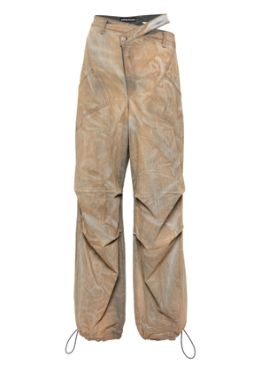 ANDREĀDAMO high-waist cargo jeans - Neutrals